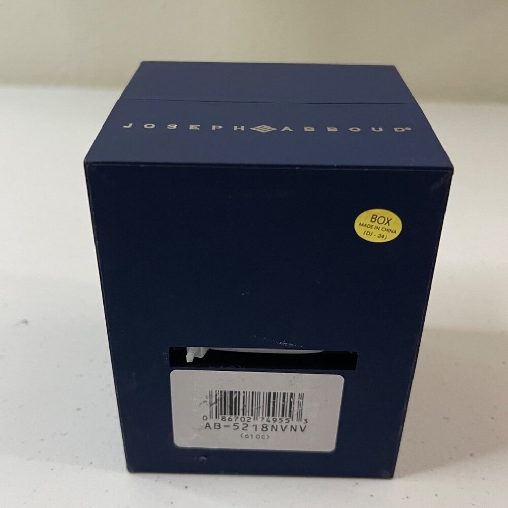 Joseph Abboud Silver-Tone, Blue Strap, Blue Dial, Mens Watch In Original Box - Picture 13 of 13